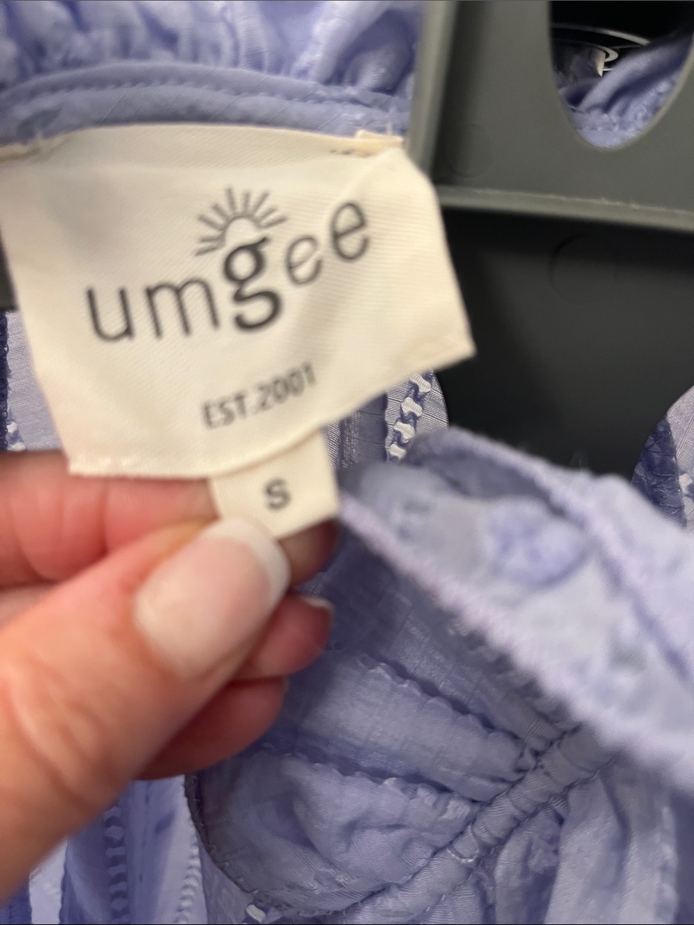 Umgee Lavender Smocked Ruffle Tank - Picture 2 of 6